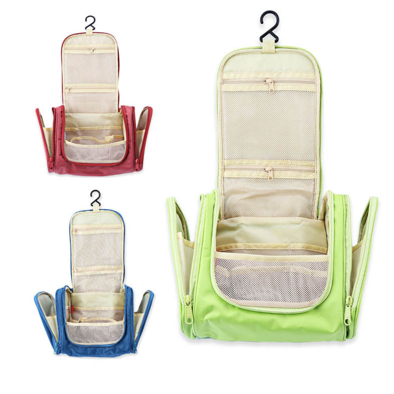 Portable Travel Hanging Cosmetic Bag Multifunction Toiletry Kit Case Outdoor Water-resistant Storage Pouch