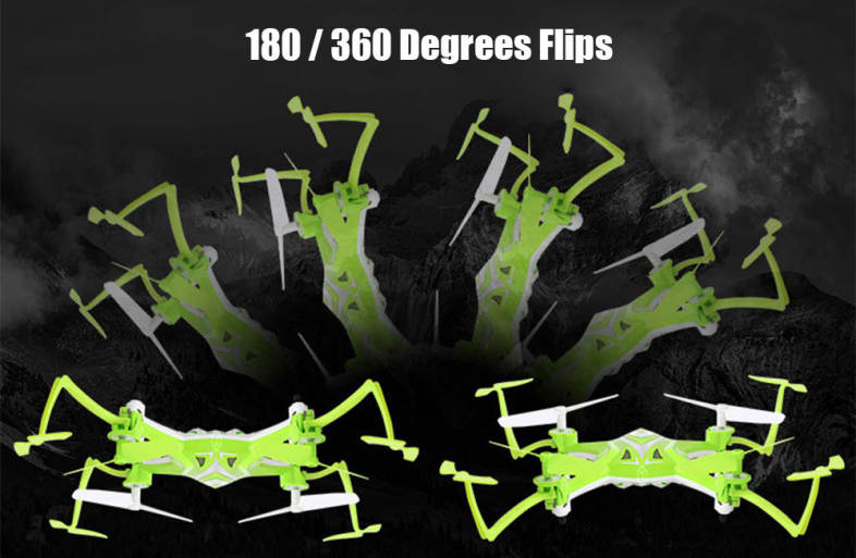 Attop A5 2.4G 4CH 6-Axis Gyro RTF Remote Control Quadcopter 180 / 360 Degree Flips Drone Toy