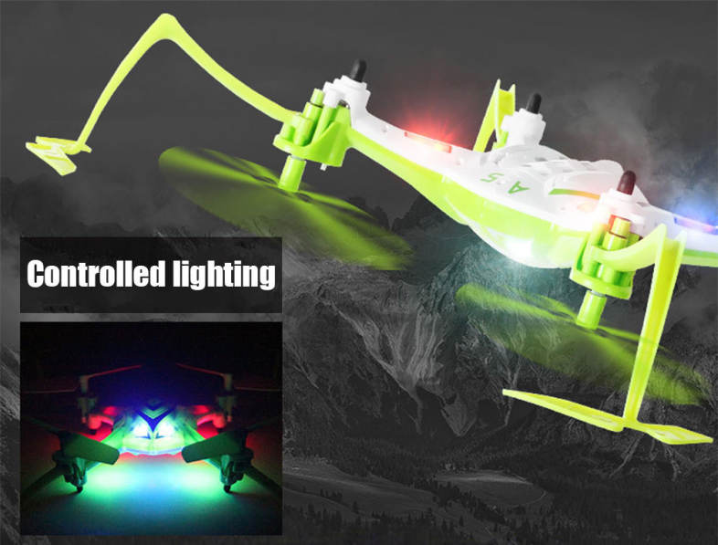Attop A5 2.4G 4CH 6-Axis Gyro RTF Remote Control Quadcopter 180 / 360 Degree Flips Drone Toy