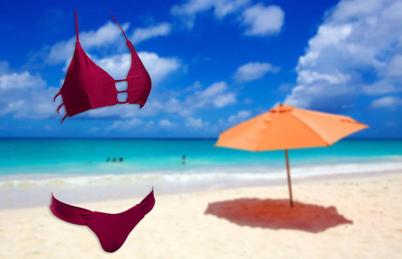 Stylish Women Bikini Sling Swimsuit