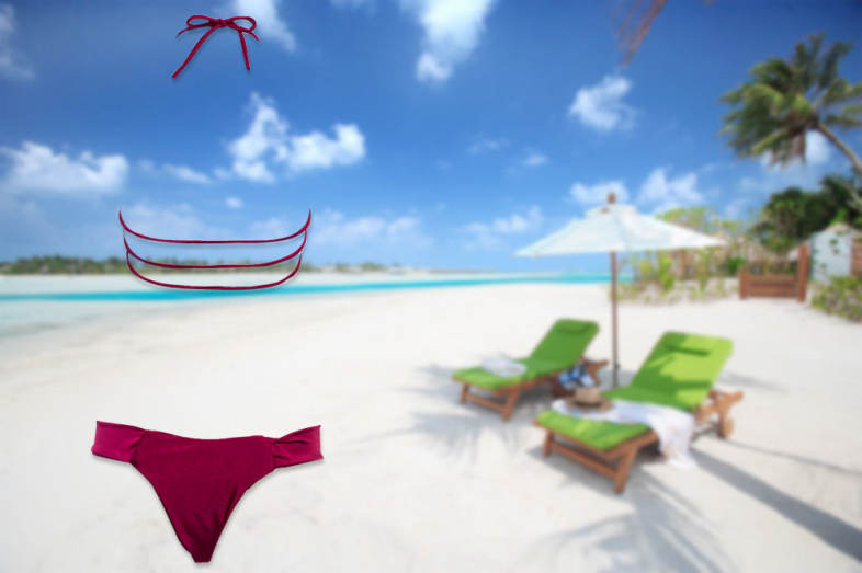 Stylish Women Bikini Sling Swimsuit