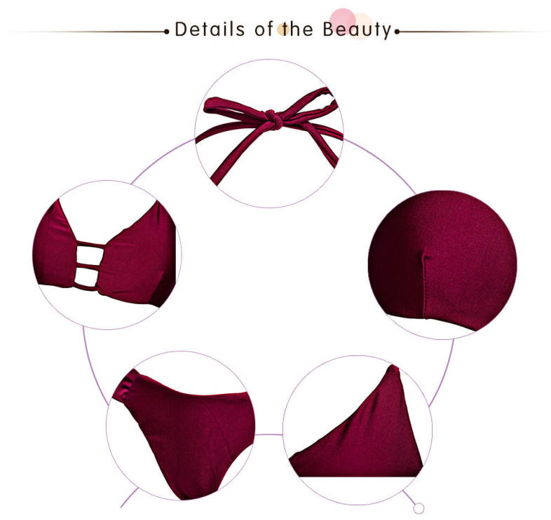 Stylish Women Bikini Sling Swimsuit
