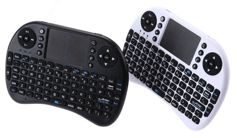 iPazzPort KP - 810 - 21 2.4GHz Mini I8 Multifunction Portable Wireless QWERTY Keyboard with Touchpad Mouse