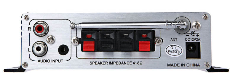 Lepy LP - V9S Mini Hi-Fi Stereo Super Bass Audio Amplifier Support FM Function