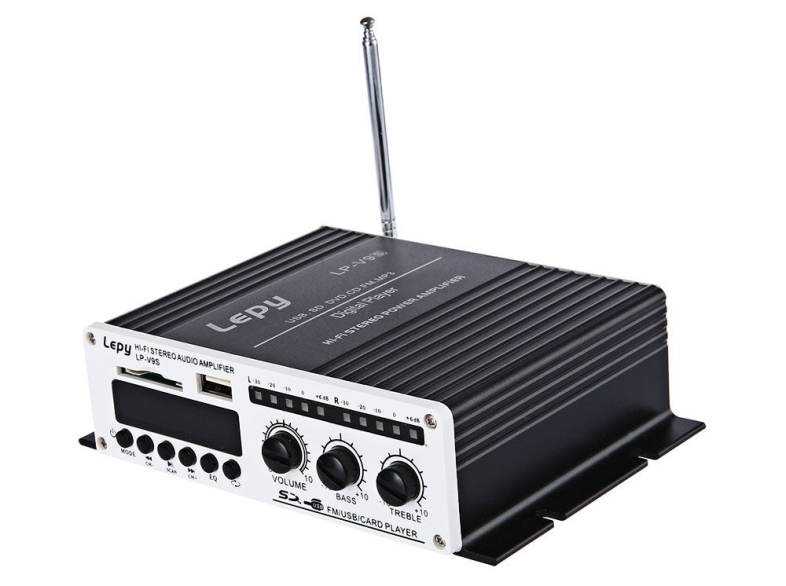 Lepy LP - V9S Mini Hi-Fi Stereo Super Bass Audio Amplifier Support FM Function