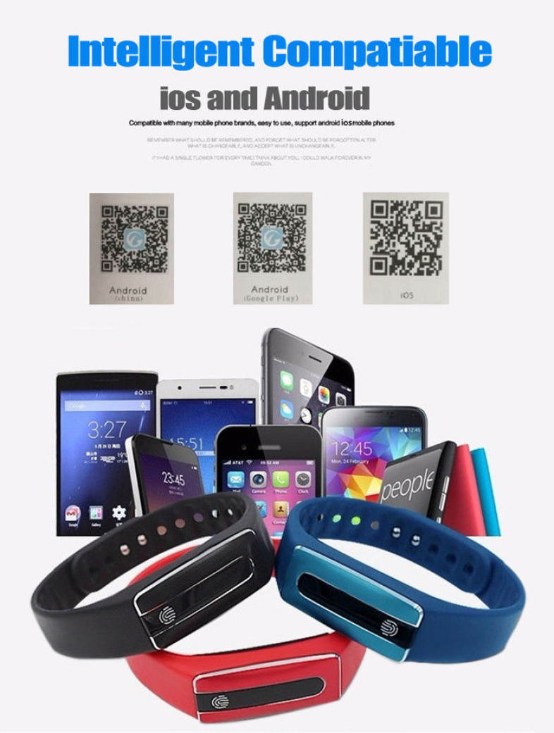 HB02 Smart Bluetooth Wristband Heart Rate Track Watch with USB Plug