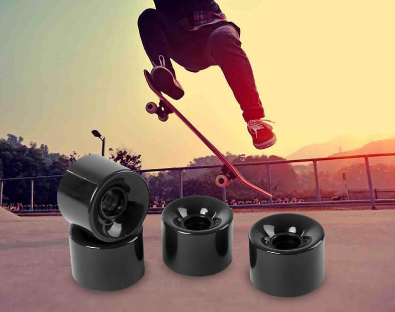 4pcs 60 x 45mm Solid Color Skateboard Wheels