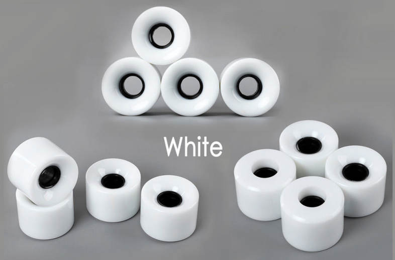 4pcs 60 x 45mm Solid Color Skateboard Wheels