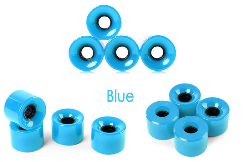 4pcs 60 x 45mm Solid Color Skateboard Wheels