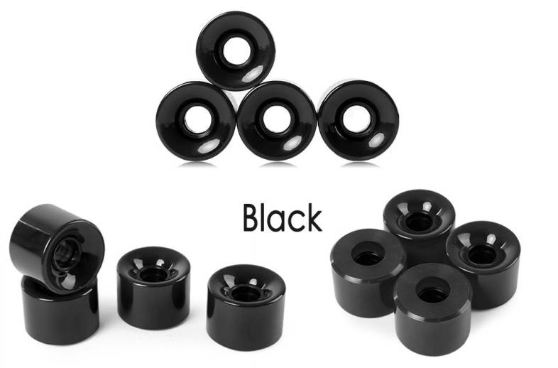 4pcs 60 x 45mm Solid Color Skateboard Wheels