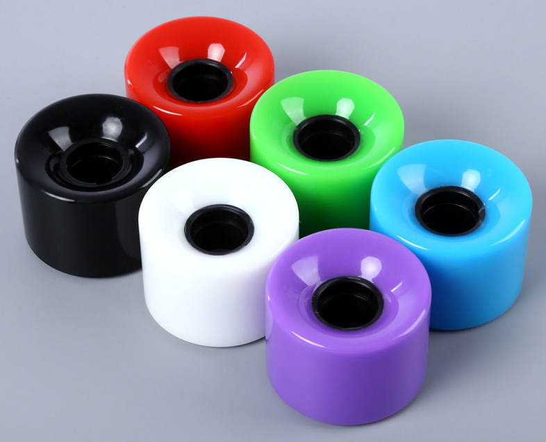 4pcs 60 x 45mm Solid Color Skateboard Wheels