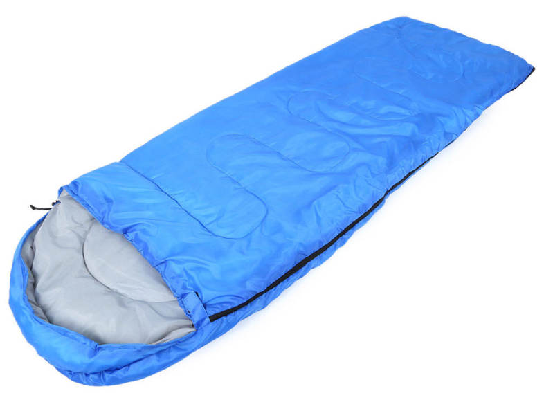 Outdoor Camping Envelope Style Hooded Thin Hollow Cotton Sleeping Bag