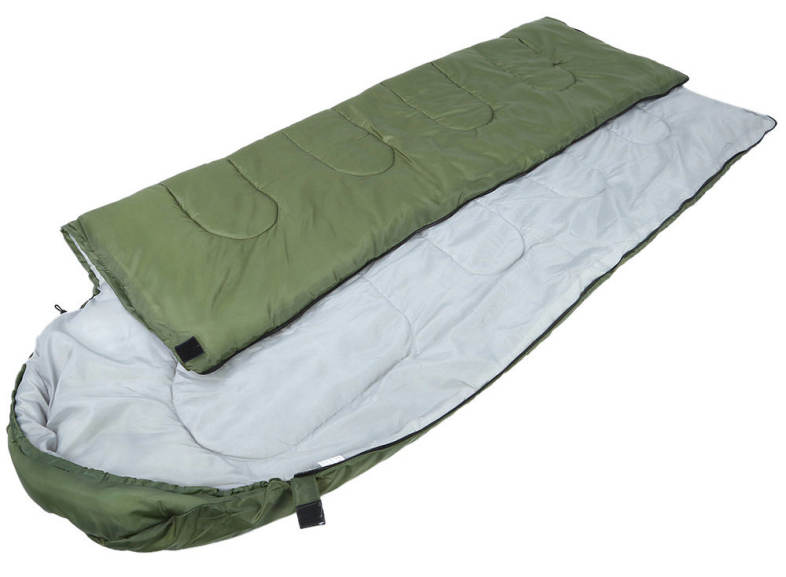 Outdoor Camping Envelope Style Hooded Thin Hollow Cotton Sleeping Bag