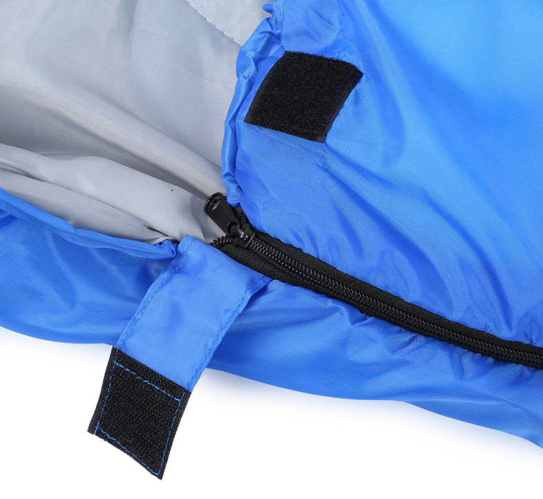 Outdoor Camping Envelope Style Hooded Thin Hollow Cotton Sleeping Bag