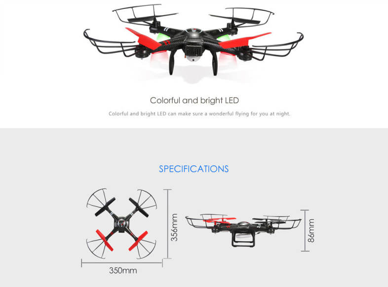 XK X260B 5.8G 4CH 6-Axis Gyro 0.3MP Camera WiFi FPV RTF RC Quadcopter Aircraft