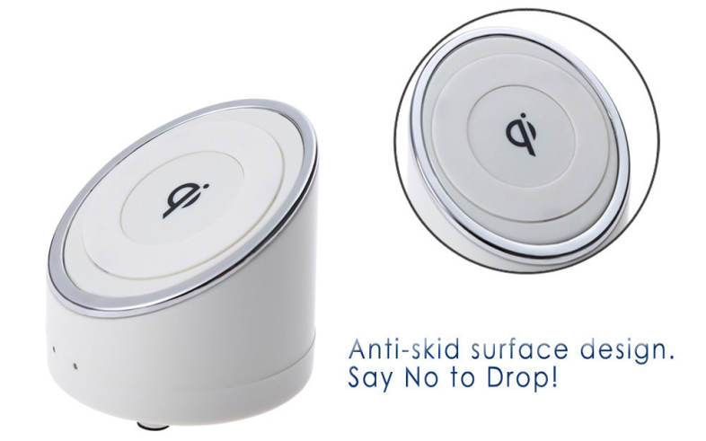 Horseshoe Shape Qi Wireless Charging Pad Anti-skid Surface