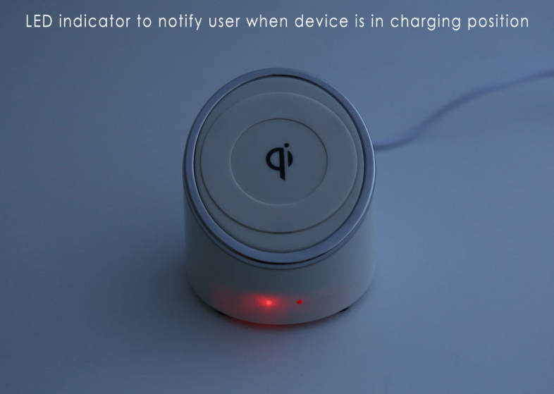 Horseshoe Shape Qi Wireless Charging Pad Anti-skid Surface