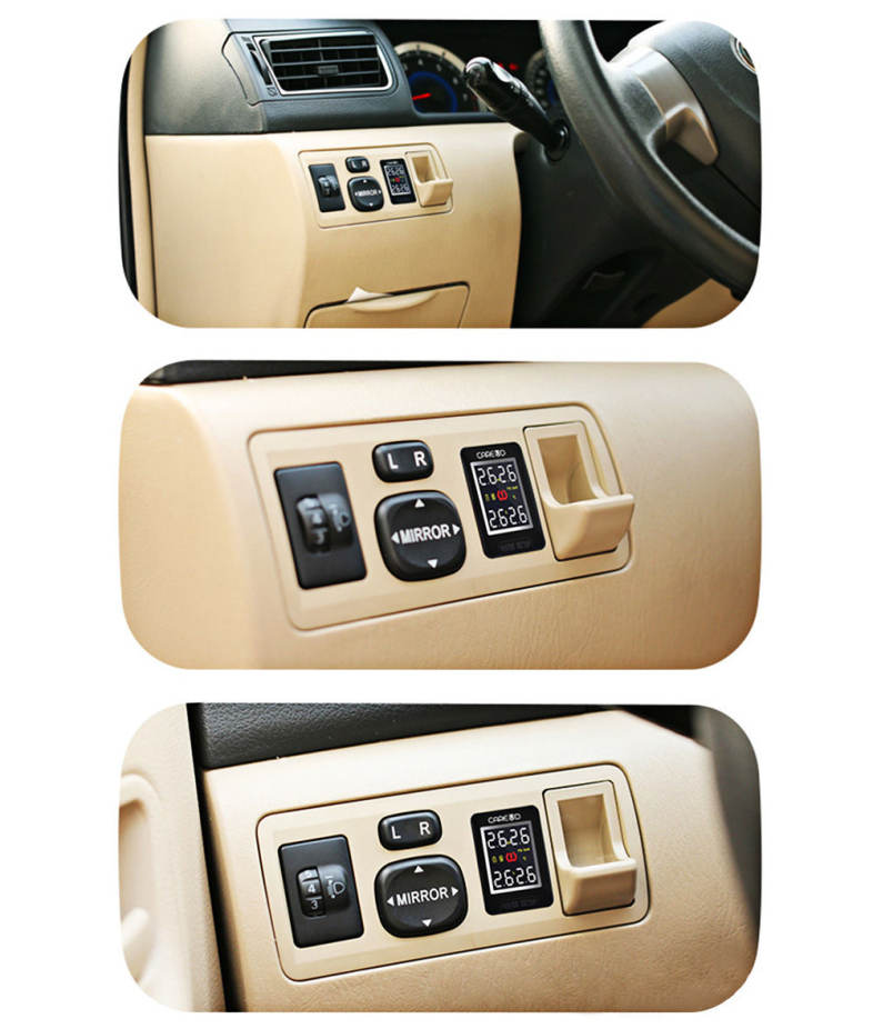 U912 433.92MHz Wireless TPMS Tire Pressure Monitoring System 4 Internal Sensors for Honda