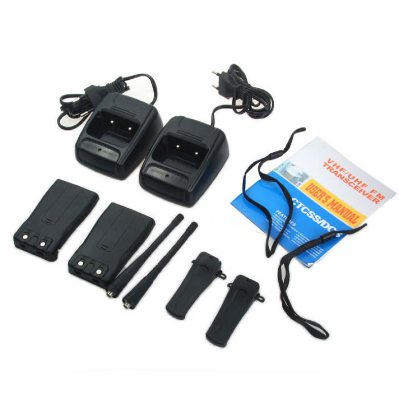 2pcs BAOFENG BF-888S Walkie Talkie with High Brightness Flashlight