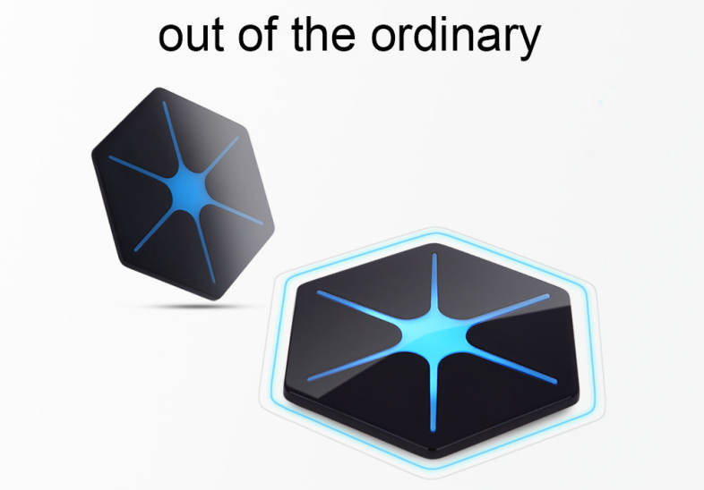 Qi Wireless Charging Pad Magic Dazzle Hexagram Charger