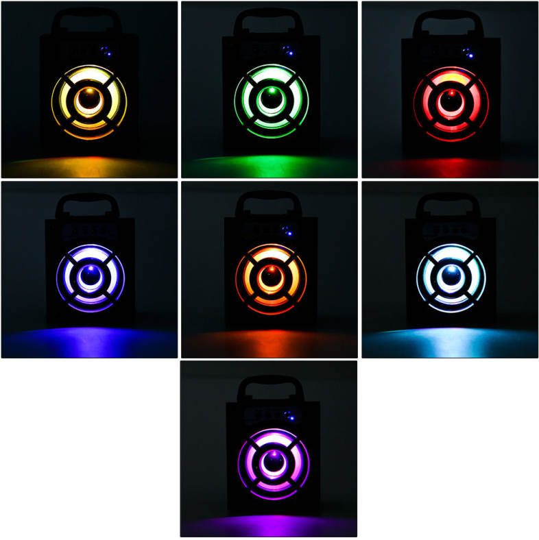 Redmaine MS - 132BT Large Output Wireless Bluetooth Square Speaker Support AUX TF Input FM Radio