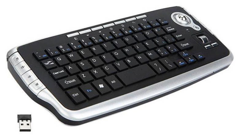 FN - 717 3 in 1 2.4G Wireless Keyboard Mouse Smart TV Remote Control