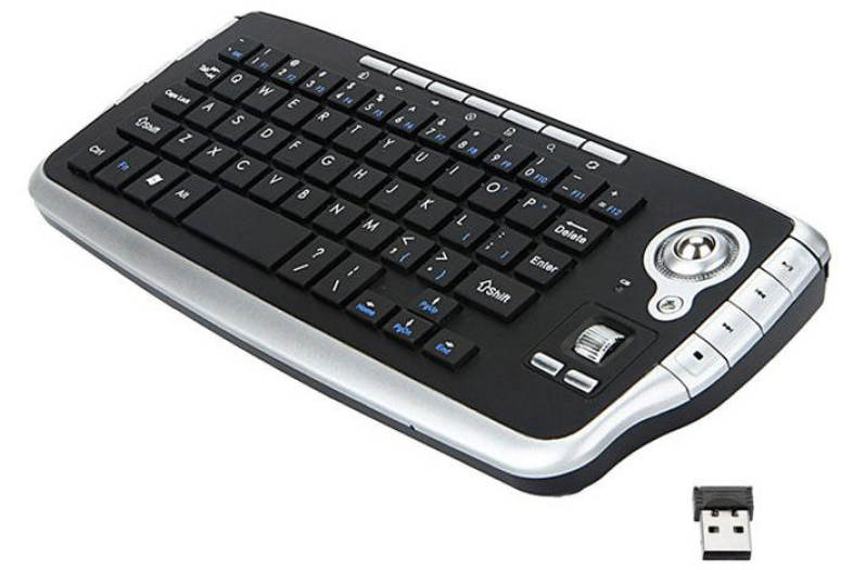 FN - 717 3 in 1 2.4G Wireless Keyboard Mouse Smart TV Remote Control