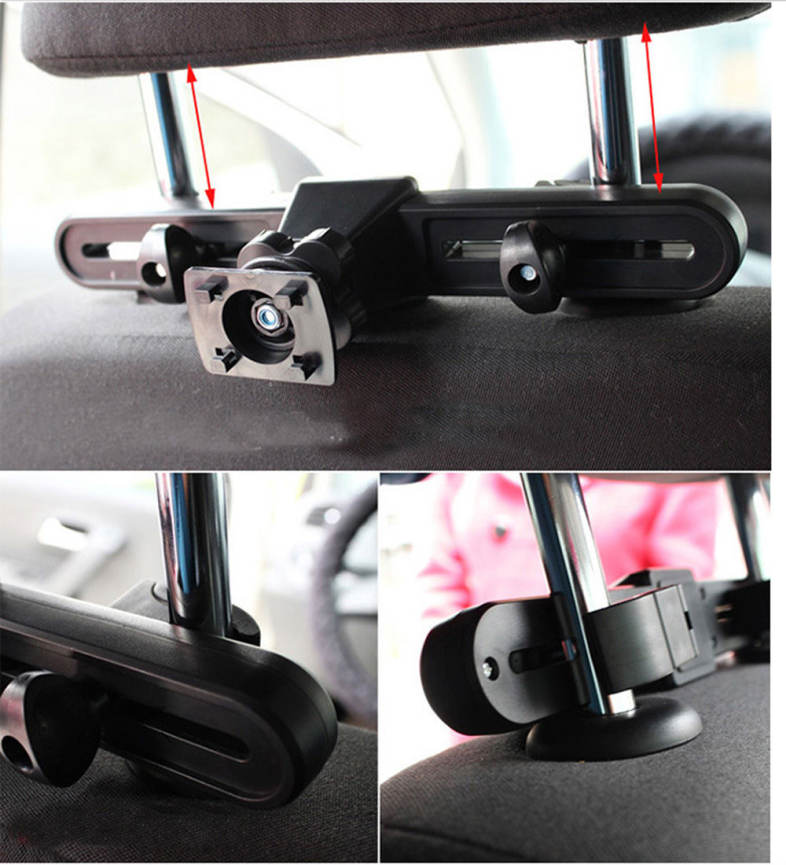 SHUNWEI Car Seat SD-1151K Back Headrest 360 Degree Rotation Diagonal Holder for iPad