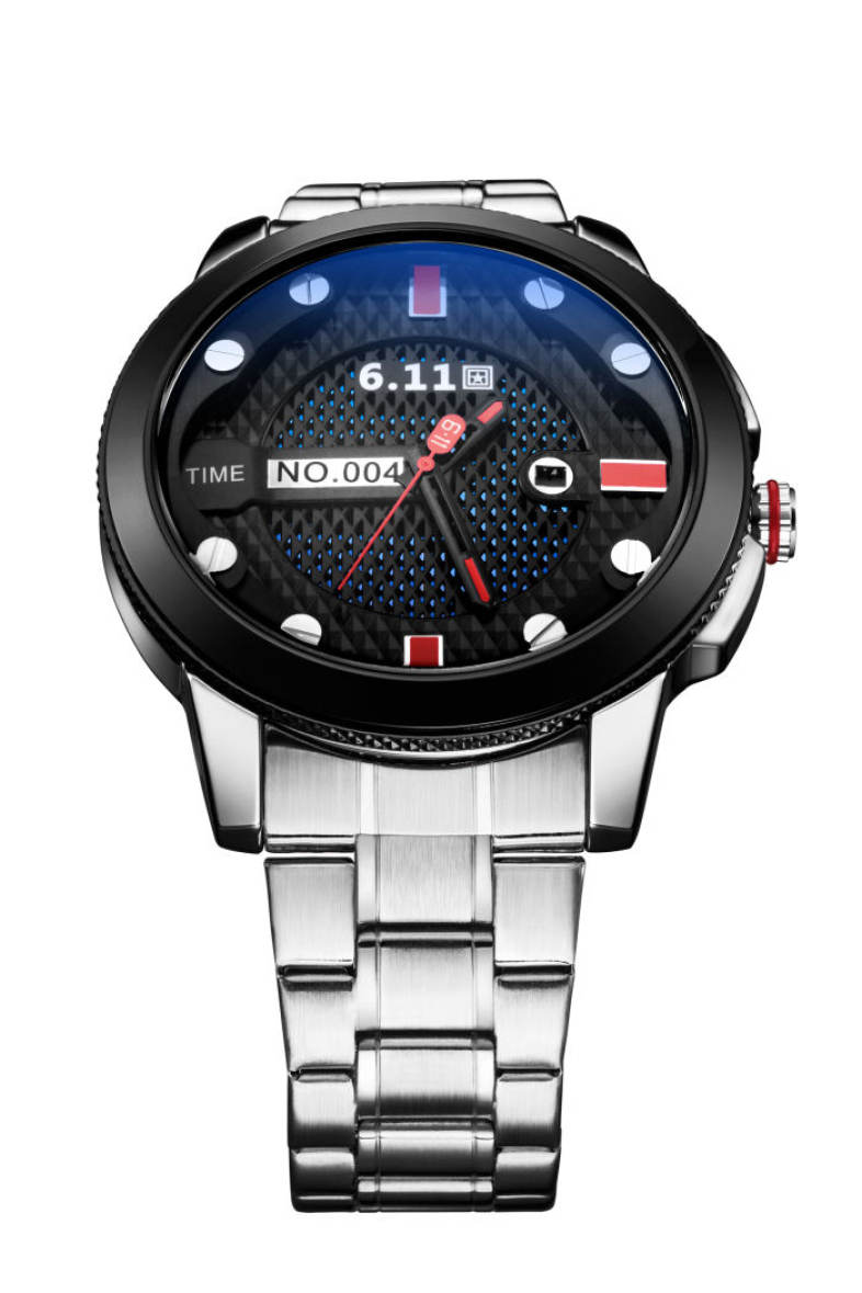 6.11 GD004 Photoelectric Conversion Male Watch Japan Movt Mineral Glass Date Display