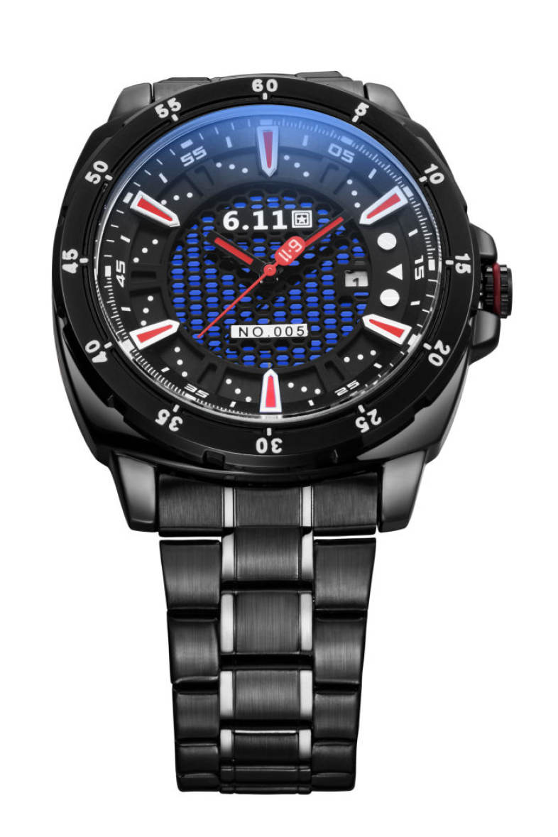 6.11 GD005 Photoelectric Conversion Male Watch Japan Movt Mineral Glass Date Display