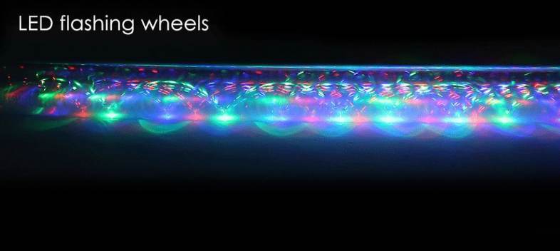 22 Inches Cruiser Four-wheel Banana Style Plastic Board Deck with LED Flashing Wheels