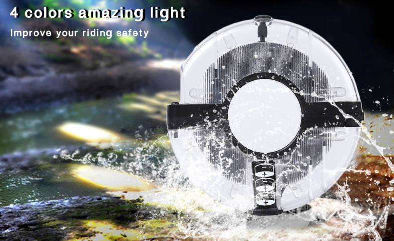 LEADBIKE Cycling Bicycle Waterproof Front Rear Hub Warning Spoke Light Bike Decoration Accessories