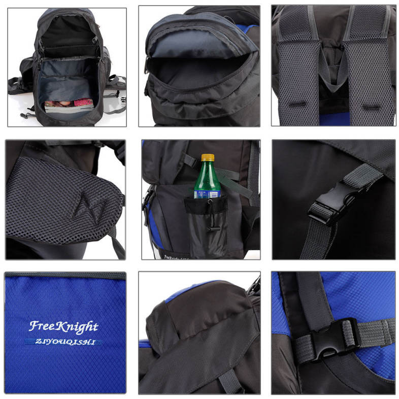 Free Knight FK0218 Outdoor 50L Polyester Water Resistant Backpack Mountaineering Camping Bag