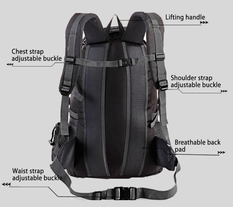 Free Knight FK0218 Outdoor 50L Polyester Water Resistant Backpack Mountaineering Camping Bag