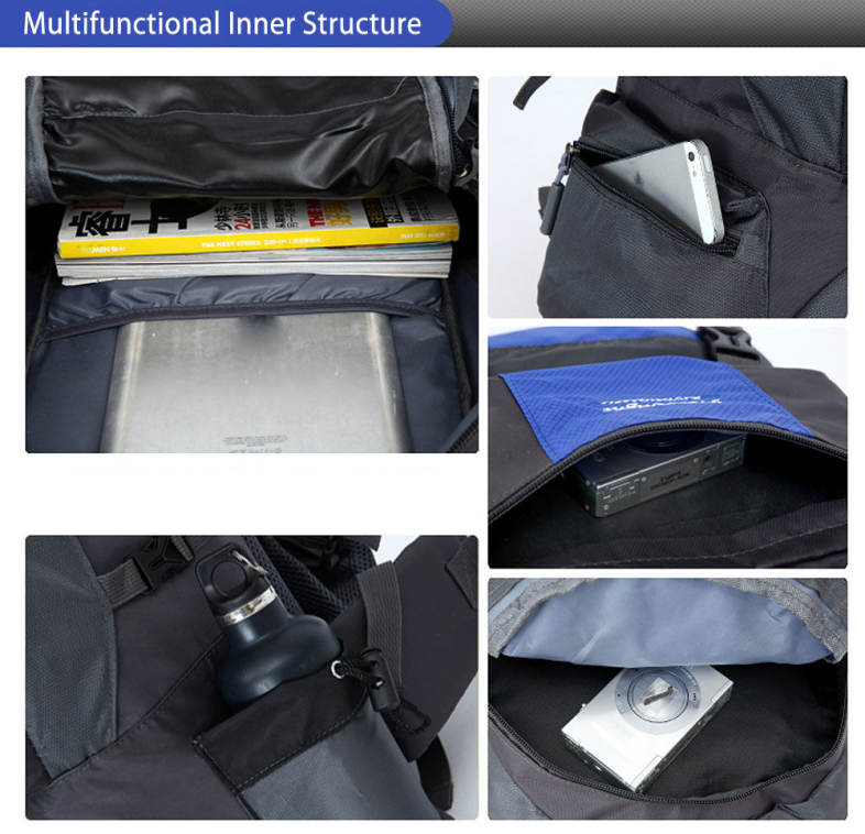 Free Knight FK0218 Outdoor 50L Polyester Water Resistant Backpack Mountaineering Camping Bag