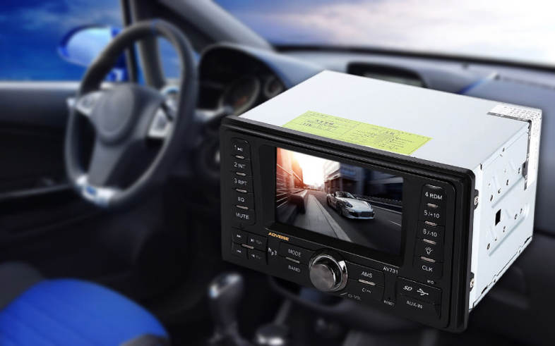 AV731 4.3 Inch Car Audio Stereo 12V Auto Video AUX FM USB SD MP3 Player