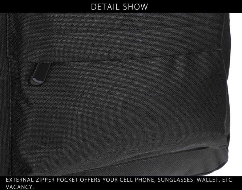 Stitchwork Letter Moon Oxford Unisex Portable Backpack