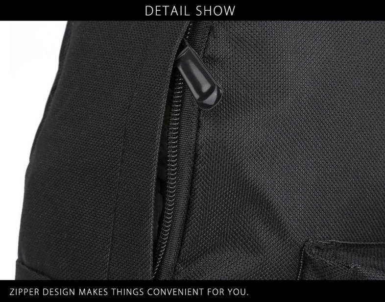 Stitchwork Letter Moon Oxford Unisex Portable Backpack