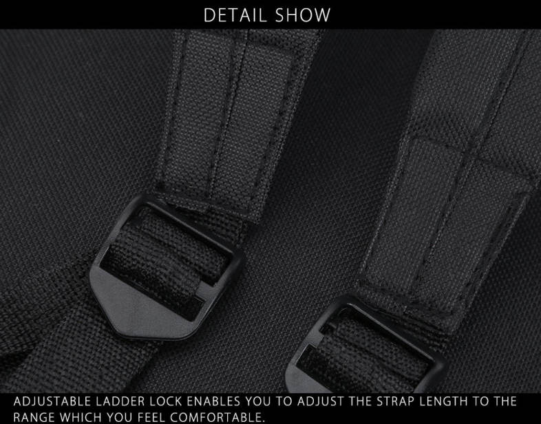 Stitchwork Letter Moon Oxford Unisex Portable Backpack