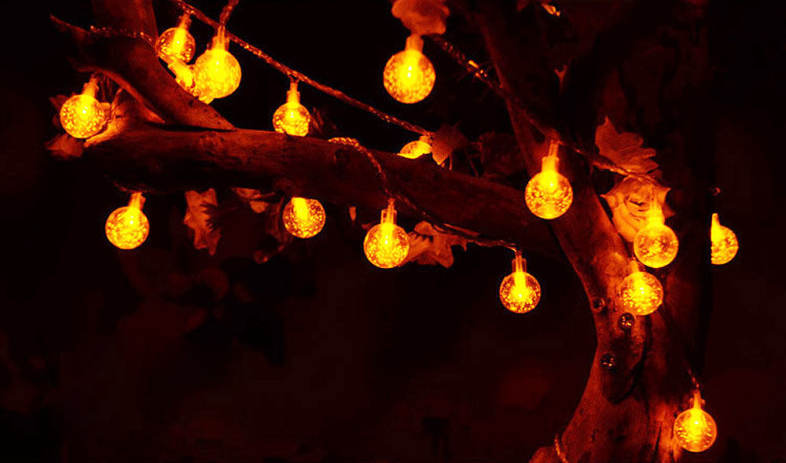 10M 100 LEDs Pebble Ball String Light Christmas Party Fairy Lamp