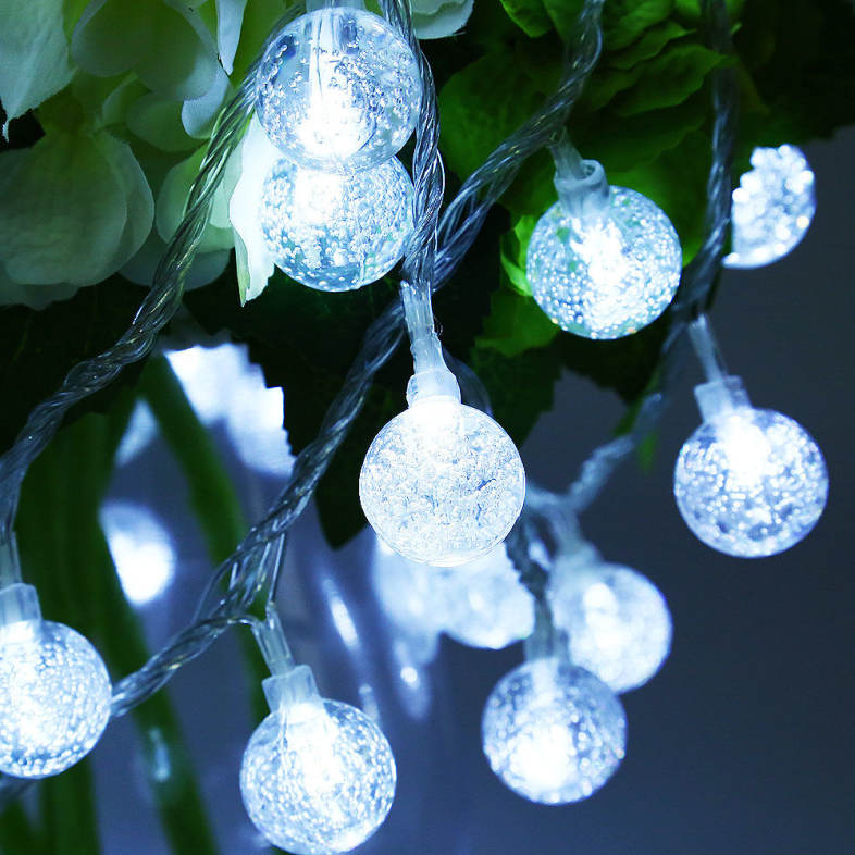 10M 100 LEDs Pebble Ball String Light Christmas Party Fairy Lamp