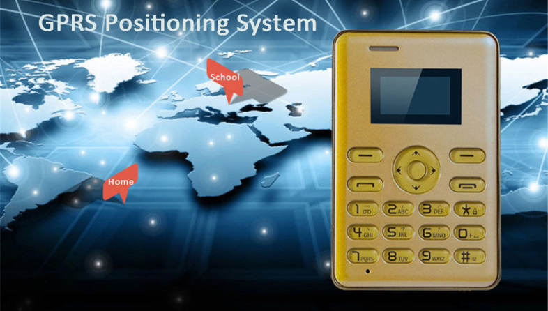 AIEK Q3 1.0 inch Card Phone Bluetooth FM MP3 Playback Audio Player Alarm Calculator