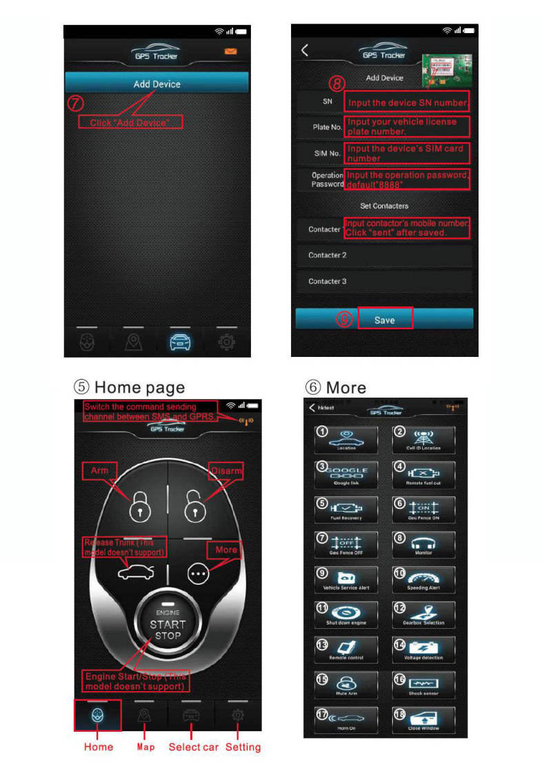 NTG02 Motorcycle GPS Tracking System Water-resistant Tracker
