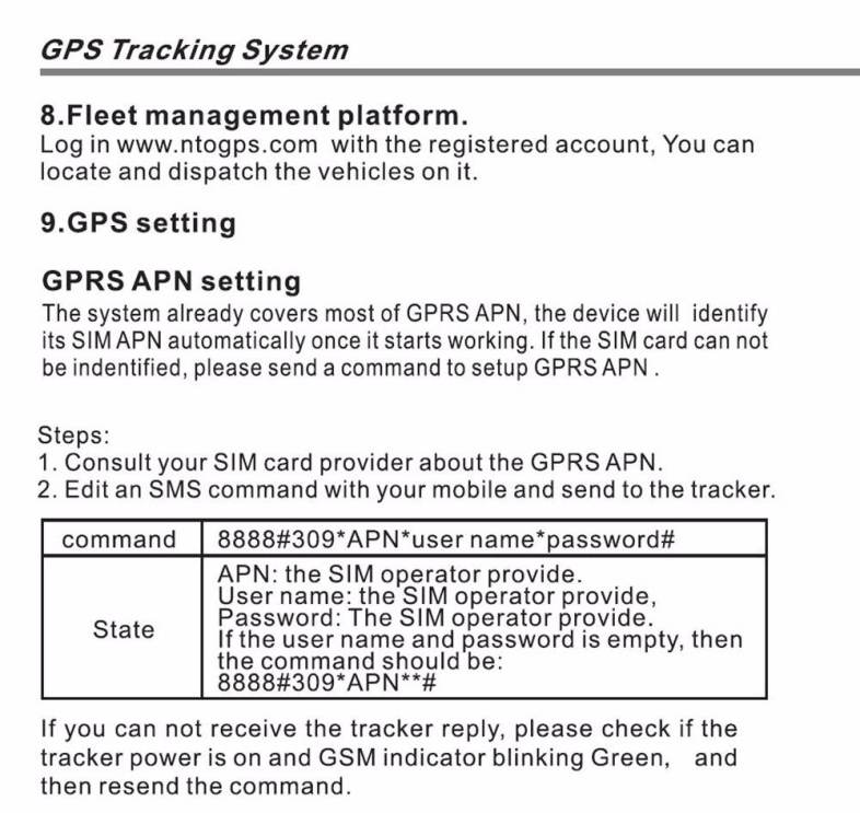 NTG02 Motorcycle GPS Tracking System Water-resistant Tracker