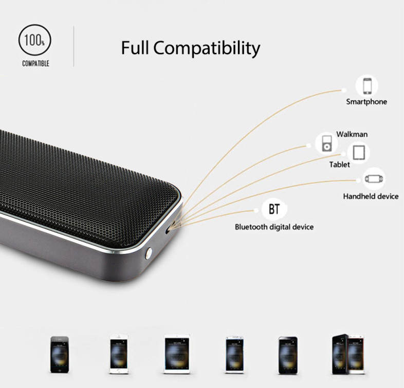 AEC BT - 202 Wireless Bluetooth Square Speaker