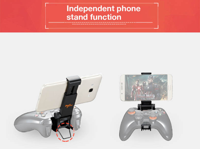 PXN - 1003 Gamepad Clip Game Controller Holder Mount Cradle for iPhone / Samsung / HTC / LG / SONY Smartphone