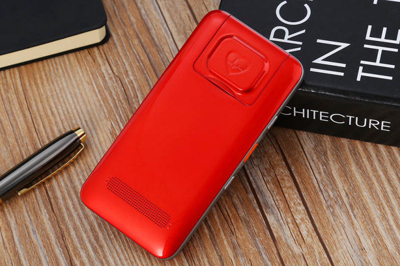 Podoor L1 2.3 inch TFT Screen Quad Band Cell Phone Heart Rate Oxygen Monitor GPS Pedometer Torch Loud Speaker Elder People Mobile ( US Plug )