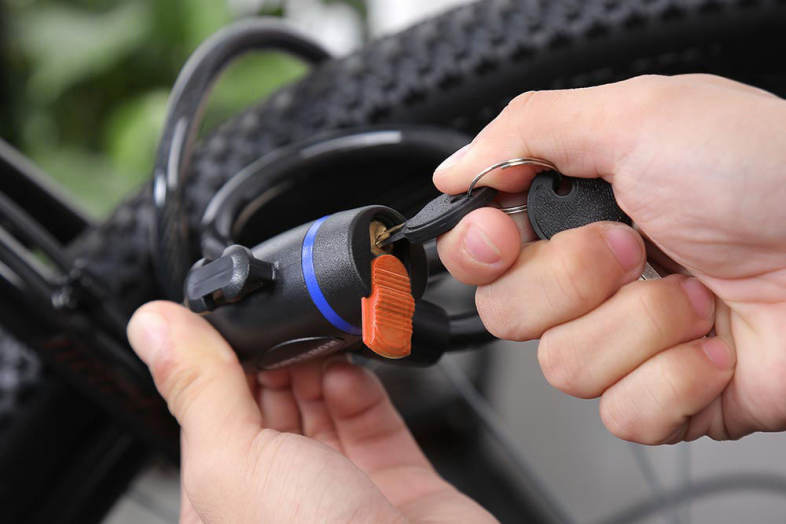 Robesbon Cycling Bike Anti-theft Ring Wire Rope Lock