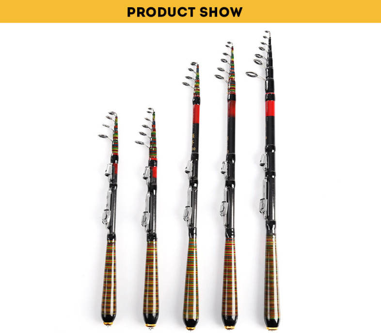 LEO Portable Multifunctional Mini Fishing Rod Spinning Fish Hand Tackle