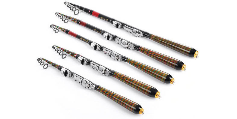 LEO Portable Multifunctional Mini Fishing Rod Spinning Fish Hand Tackle
